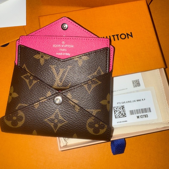 Authentic Louis Vuitton Kirigami Card Holder Set Monogram Pondichery Pink - Picture 3 of 15